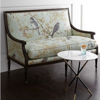 Meubles vintage français de haute qualité, canapé en bois massif pour salon, canapé-lit pour salon