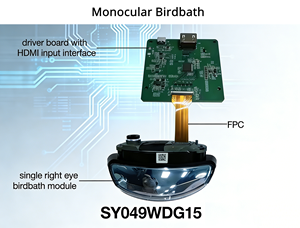Оптический модуль SeeYA Birdbath с 0,49-дюймовым FHD Micro OLED-дисплеем для умных AR/VR-гарнитур, прицелов, ночного видения и тепловизионных устройств - Product Image 2