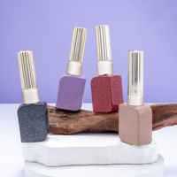 Flacon vide de 12 ml pour vernis gel de marque de luxe, avec bouchon pinceau, fournisseur OEM ODM, usine de flacons en verre pour huile à ongles