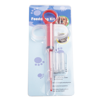 Kit d'alimentation pour animaux de compagnie (chiens et chats) avec seringue à pilules, haute qualité, prix de gros, distributeur de médicaments en PP+Silicone, facile à nettoyer