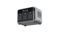 Station d'alimentation portable LiFePO4 1800W à onde sinusoïdale pure avec double onduleur, générateur solaire MPPT et panneau solaire pour le camping en extérieur