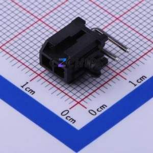 X3025WR-2x01-46SN Wire-to-Board Pin Header Bent Lead Through Hole,P=3mm Connector 2x1P 3mm Right Angle Insert 2P - Product Image 1