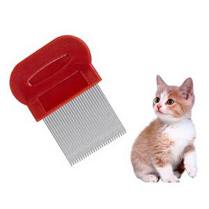 Outils de toilettage pour chiens, peignes à poils longs en acier inoxydable, éliminent les petits poux pour chiens/chats/petits animaux - Product Image 1