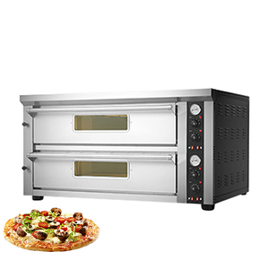 Horno comercial de pizza a gas de 2 capas de alta capacidad, calentamiento rápido, adecuado para panaderías, pizzerías - Product Image 1