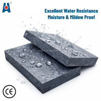 Revêtement de sol en fibrociment gris perforé ignifuge et résistant à l'eau de 18 mm, sans amiante, pour la construction de villas, cuisines et extérieurs