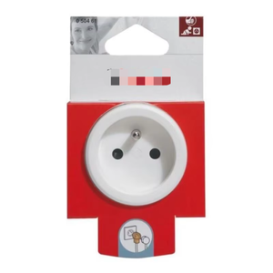 Prise 050461 double fonction 16A pour <span class=keywords><strong>connecter</strong></span> 2 appareils <span class=keywords><strong>sur</strong></span> 1 prise, neuve, originale, en stock, automatisation industrielle, dédiée aux PAC - Product Image 1