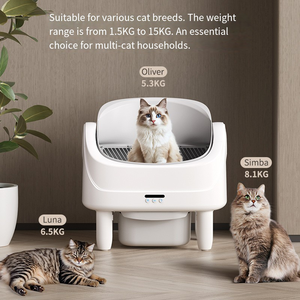 Bac à litière pour chat directement de l'usine, bac à litière intelligent avec désodorisant - Product Image 4