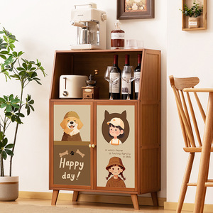 Floor-standing storage shelf, multi-functional storage, simple bookshelf, home living room wall-mounted storage rack, - Product Image 2