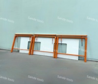 Table d'atelier pliante en acier SANDE personnalisable, hauteur réglable, établi durable et portable, capacité de charge de 1 tonne