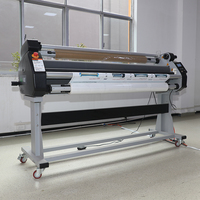 Laminateur automatique MEFU LF1700-D4 64 pouces (1600 mm) chaud et froid 60°C pour lamination de rouleaux de vinyle avec découpeur