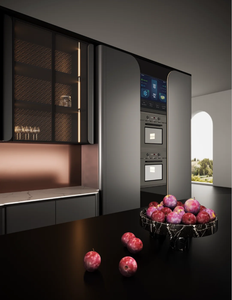 Gabinetes de Cocina Metálicos Pintados en Forma de Arco, Estilo Minimalista Italiano, de Alta Calidad y Personalizados de Fábrica - Product Image 4