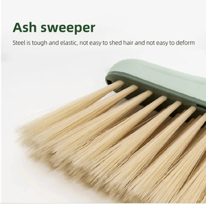 Estilo moderno, plegable, Material PP, mango largo, palo de acero plástico, Vertical, limpieza del hogar, escoba y recogedor, juego para polvo - Product Image 4