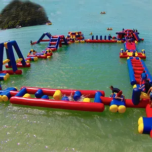 CH Lớn Nước CHƠI thiết bị công viên bơm hơi để bán, lớn Inflatable Aqua công viên cho trẻ em và người lớn