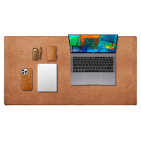 Tapis de bureau en cuir confortable et antidérapant de grande taille, très vendu, pour ordinateur et souris de bureau