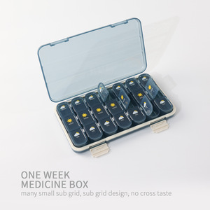 Xách tay 28 khoang 4 tuần 7 ngày y học tổ chức hàng tháng Pill Organizer với trường hợp bên ngoài - Product Image 6