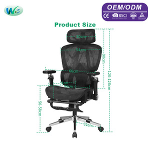 Ws في الجملة تخصيص شبكة مكتب 9D مسند ذراع كرسي مكتب كراسي الألعاب المهنية - Product Image 2