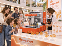 Imprimante à sucre interactive 3D pour la fabrication de bonbons, machine pour les événements, les mariages et les centres commerciaux