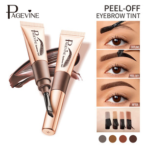 Maquillage transfrontalier PAGE VINE Gel teinté pour sourcils à effet peel-off, teinture imperméable, longue durée, <span class=keywords><strong>crayon</strong></span> à sourcils <span class=keywords><strong>semi</strong></span>-<span class=keywords><strong>permanent</strong></span> - Product Image 5