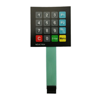 Teclado de Membrana Impermeable 4*4 con Matriz de Flechas, 16 Teclas, para Dispensador de Combustible