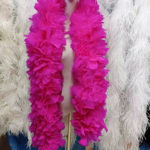 Boa de Plumas de Marabú de Pavo Gigante de 200g, 250g, 300g al por Mayor <span class=keywords><strong>para</strong></span> Disfraces de Carnaval, Bufanda de Boa <span class=keywords><strong>para</strong></span> Manualidades, Ropa de Boda y Fiestas de Baile - Product Image 1