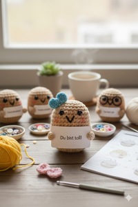 手工钩针编织物品 钩针编织套件 DIY 钩针娃娃玩具材料套装 工具包 初学者用品 - Product Image 3