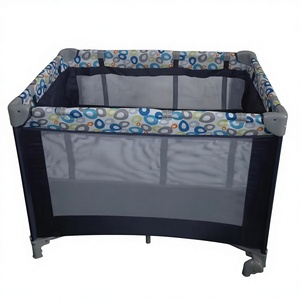 <span class=keywords><strong>Cuna</strong></span> <span class=keywords><strong>Plegable</strong></span> Portátil y Cómoda para Bebés, Multifuncional, con Cambiador, Tela Resistente para Dormitorio o Sala de Estar - Product Image 3