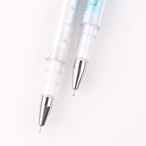 Wholesale Plastic Color Syringe Model 0.38MM Black Ink <b>Neutral</b> Pen for Student Stationery Doctor Nurse - Product Image 3