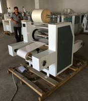 Plastifieuse rotative automatique rouleau à rouleau, Machine à plastifier les étiquettes autocollantes