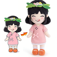 Uyeah CPC/CE/EN71 Poupée en peluche personnalisée, figurine de dessin animé, personnage de fille, couple, star d'anime, jouet en peluche, cadeaux pour enfants