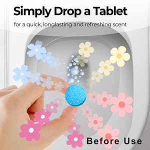 Tablette nettoyante puissante pour cuvettes de toilettes, élimine les taches jaunes, agent de nettoyage et <span class=keywords><strong>d</strong></span>'entretien pour salles de bain - Product Image 5