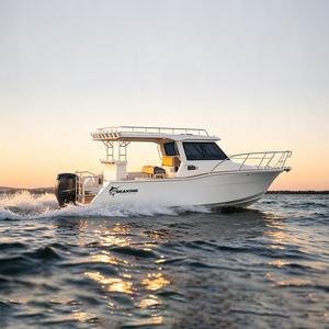 <span class=keywords><strong>Barco</strong></span> de Pesca Deportivo Australiano de <span class=keywords><strong>8m</strong></span> con Cabina, Techo Rígido Extendido, de Alta Velocidad, de Aluminio Soldado, para Alta Mar, con Certificación CE y 5 Años de Garantía - Product Image 1