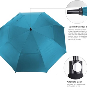 Supplier Large Sublimation Golf <b>Umbrella</b> Custom Print 60 Inch Golf <b>Umbrella</b> UV protection <b>Windproof</b> Promotional Wholesale - Product Image 2
