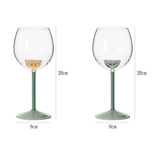 <span class=keywords><strong>Verre</strong></span> à <span class=keywords><strong>vin</strong></span> rouge en <span class=keywords><strong>verre</strong></span> borosilicate de haute qualité, personnalisable en gros, avec tige fine de couleur <span class=keywords><strong>vert</strong></span> jade, au design créatif et esthétique - Product Image 5