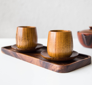 Set di Tazze da Caffè in Legno di Giuggiolo con Logo Personalizzato, Bicchieri per Bourbon e Whisky, Regalo in Legno per Degustazione, Vendita Calda - Product Image 5