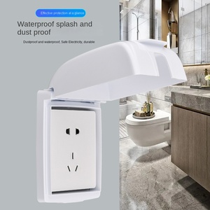 Cubierta de interruptor de pared de plástico impermeable IP65 Caja de enchufe tipo 86 con doble protección para baño Inodoro Max. 15A Corriente - Product Image 3