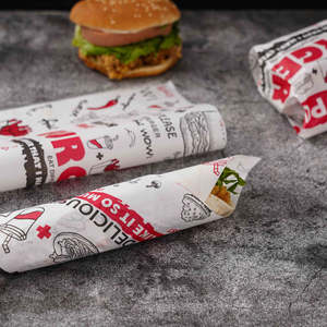 <span class=keywords><strong>BTO</strong></span>-Papel de cera desechable para envolver comida, sándwich de chocolate personalizado, hamburguesa, impermeable, venta al por mayor - Product Image 2