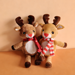 ตุ๊กตาเรนเดียร์ขนนุ่มคุณภาพสูง ของเล่นตุ๊กตาสัตว์ ตุ๊กตามูสคริสต์มาส ตุ๊กตามูสเรนเดียร์สั่งทำพิเศษ - Product Image 1