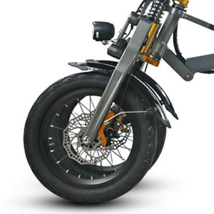 China fabricación 14 ''3 ruedas neumático grueso <span class=keywords><strong>plegable</strong></span> E bicicleta buje trasero 48V 350W Motor sin escobillas batería de litio bicicleta eléctrica - Product Image 6