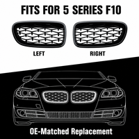 Calandre LED à éclairage de jante au design dynamique pour BMW F10 Série 5 Look Facelift, en plastique ABS, pièces de rechange en gros