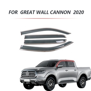 4 deflectores de ventana, protectores de lluvia y viento lateral, visores de ventilación 2022 2020 para Great Wall Poer Cannon - Product Image 6