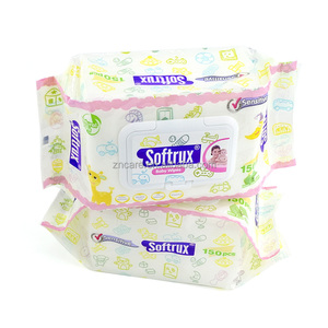 Lingette nettoyante de haute qualité féminine sans <span class=keywords><strong>alcool</strong></span> non parfumée pour bébé nouveau-né adultes lingettes humides - Product Image 3
