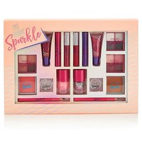 Coffret cadeau d'accessoires de brosse à cheveux avec logo personnalisé boîte en carton d'outils de brosse de beauté rose élégante avec couvercle de fenêtre transparent
