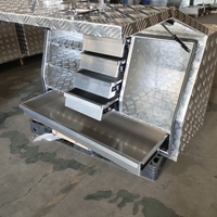 Boîte à outils personnalisée pour le traitement de la tôle en aluminium Assemblage de soudage découpé au laser Boîte à outils pour camion