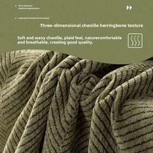 Directo de fábrica, 1,8 m de ancho, tela de chenilla transpirable, patrón de espiga, tejido impreso, certificado EN para sofás textiles para el hogar - Product Image 3