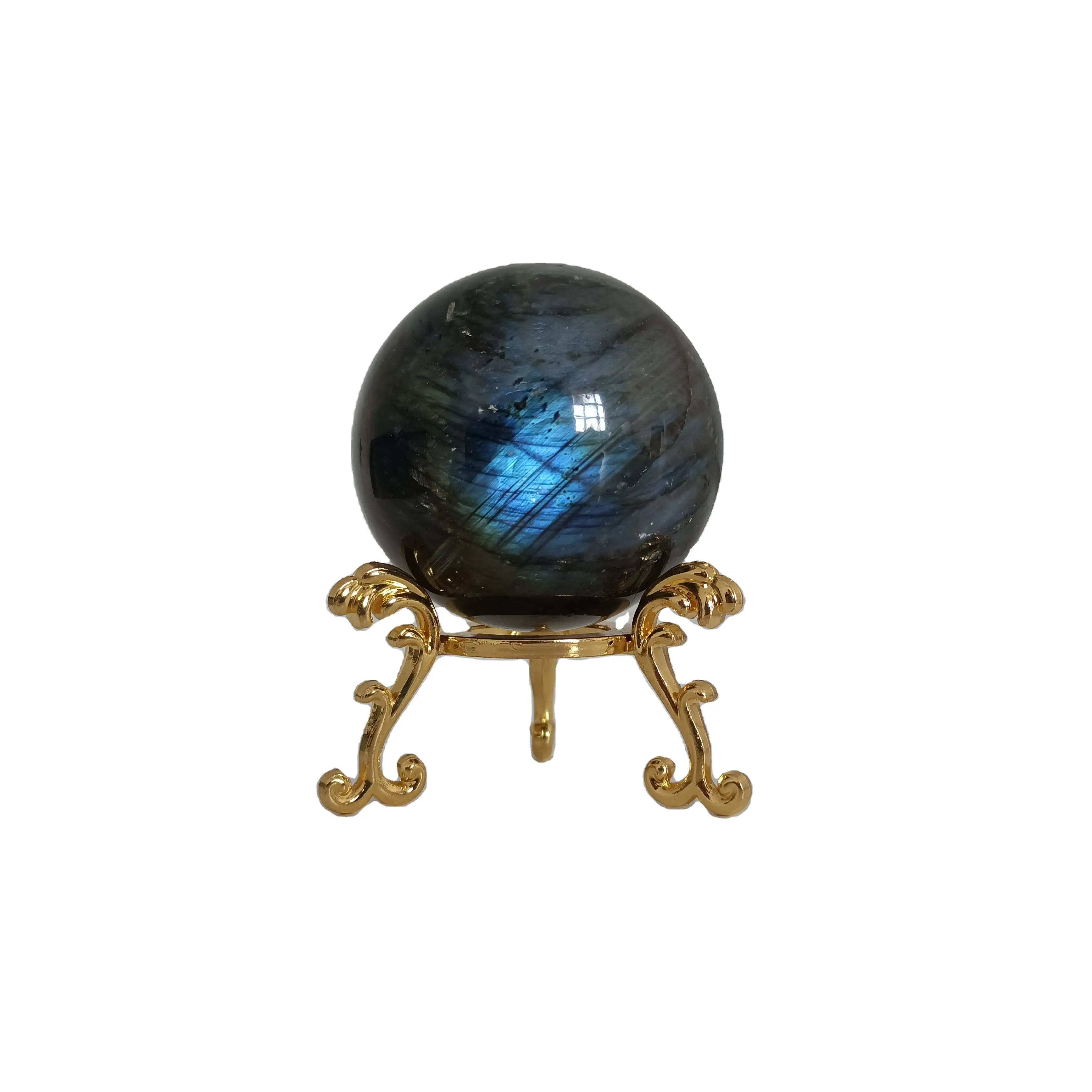 Natural High Quality Labradorite Crystal Balls Crystal Spheres Good Price Kristal Cristal Globe Wholesale Supplier