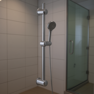 Riel Deslizante Completo Modelo 15108 Cromado 65.5 cm de Altura Accesorio para Cuarto de Ducha - Product Image 3