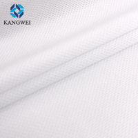 Tissu de sport en maille respirante Dryfit GRS Polydex 150 g/m² 100 % polyester à motif œil-de-perdrix pour maillots de football et t-shirts