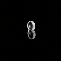 Lentille optique à bord coupé sur mesure, lentille en verre polie pour les systèmes d'imagerie et d'instruments optiques