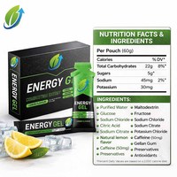 Gel Énergétique Liquide Naturel en Gros Marque Blanche, Complexe de Soutien Immunitaire, Glucides, BCAA, Créatine, Sachet Sportif OEM ODM Adulte