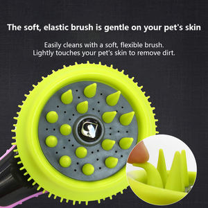 Brosse de massage et de lavage pour <span class=keywords><strong>animaux</strong></span> de compagnie en silicone, peigne de douche pour l'élimination des poils, brosse <span class=keywords><strong>SPA</strong></span> pour shampoing, pour le bain des chats et chiens - Product Image 4